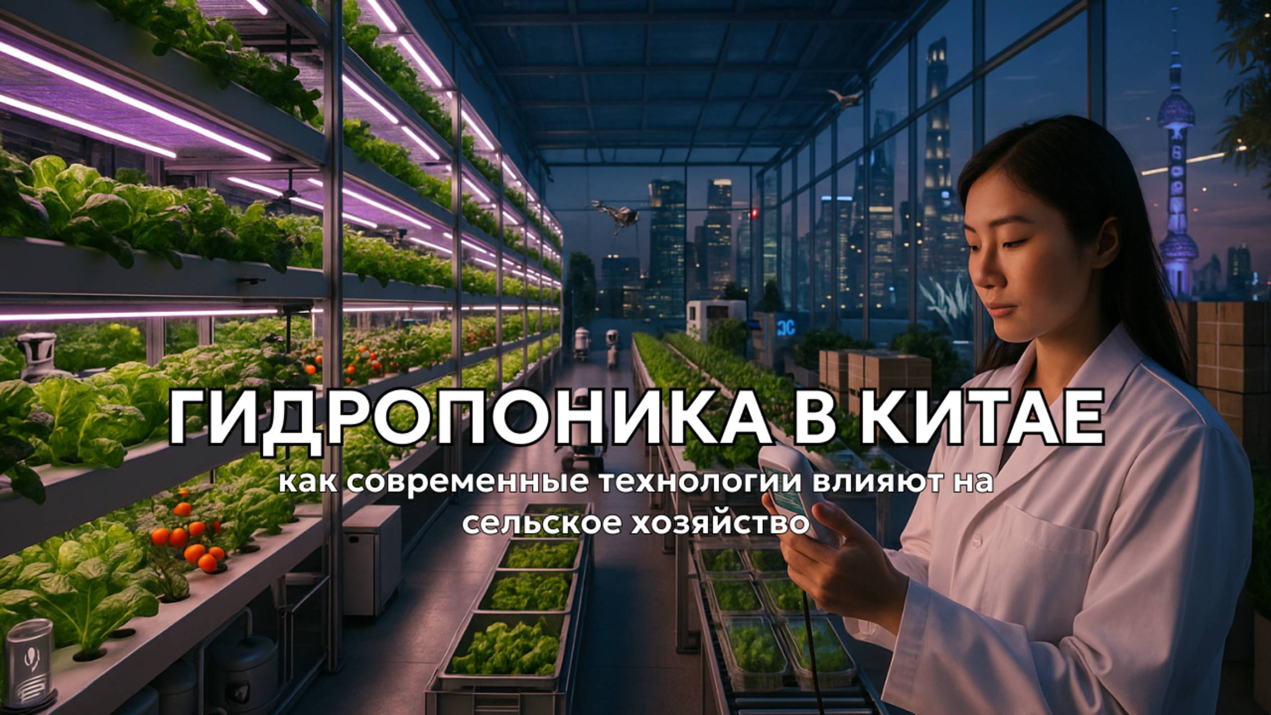 Как бум гидропонного земледелия в Китае повлияет на будущее сельского хозяйства? смотреть онлайн