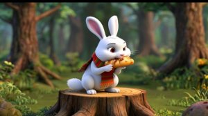 Музыкальный мультик для детей. Зайчик и его ватрушки