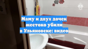 Маму и двух дочек жестоко убили в Ульяновске: видео