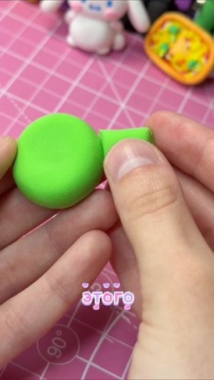 Хрустящие очки Вару из легкого пластилина!💚 #diy #вару #13карт #творчество