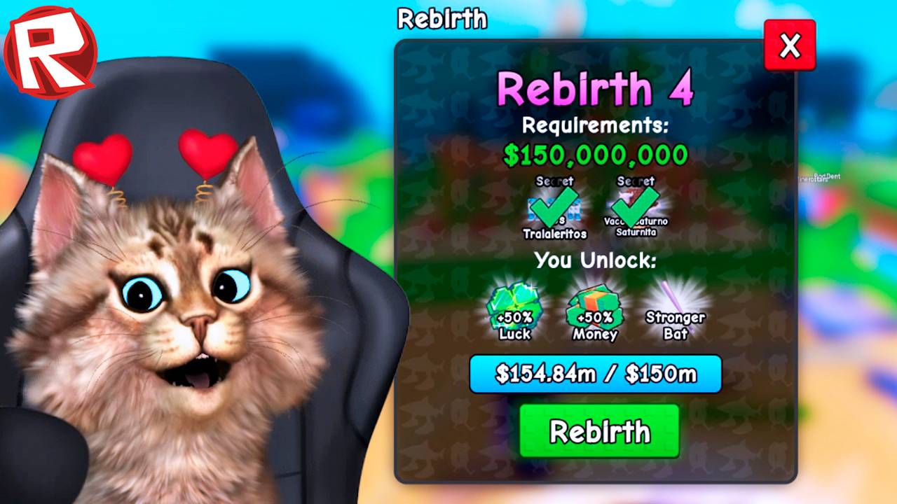 РАСТЕНИЯ ПРОТИВ БРЕЙНРОТОВ - ПРОКАЧАЛ АККАУНТ НА 2 РЕБУТА ЗА РАЗ РАЗ ROBLOX Plants Vs Brainrots смотреть онлайн