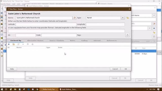 Gramps Tutorial #6： Creating Events (Personal & Family) смотреть онлайн