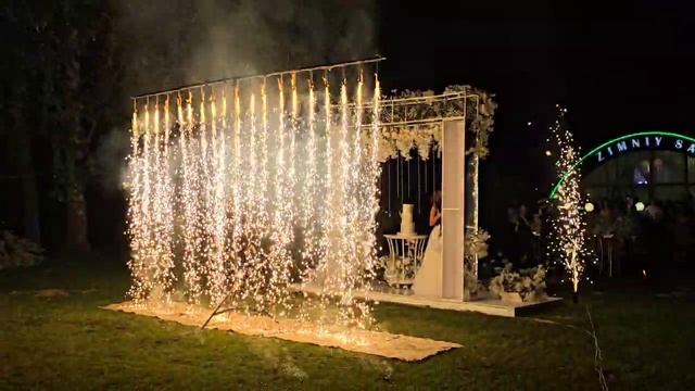 свадебный фейерверк