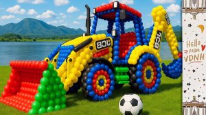 Мультики для детей. Трансформация воздушных шариков в животных и машинки. Мультики для малышей