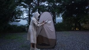 КЕМПИНГ ПОД ПРОЛИВНЫМ ДОЖДЕМ С НОВЫМ ТЕНТОВЫМ ПРИЦЕПОМ