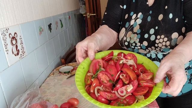 Острая закуска из помидор