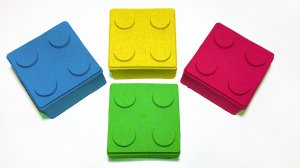 ЛЕГО из ПЕСКА - УЧИМ ЦВЕТА с Игрушками из ЛЮБИМЫХ МУЛЬТИКОВ