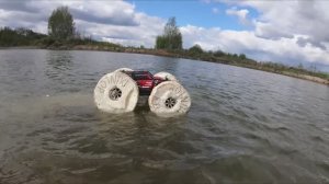 Колеса из пены. Тест на Traxxas Summit