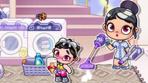 МАМА С РЕБЕНКОМ В МИРЕ АВАТАР ВОРЛД