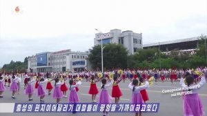 Эстафетные команды с письмами верности Ким Чен Ыну приближаются к Пхеньяну