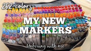 262 ЦВЕТА! 🤯 Самая БОЛЬШАЯ распаковка маркеров!