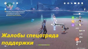 Жалобы спецотряда поддержки. Нод Край, задание мира. Genshin Impact