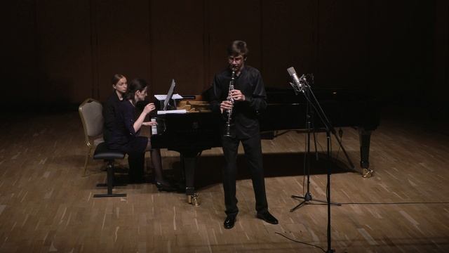 Иван Глазов - М. Равель Хабанера. Maurice Ravel -Piece In Forme De Habanera - For Clarinet And Piano