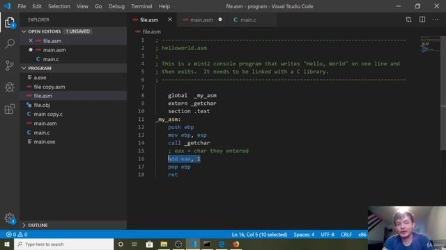 3.8. Receive Input From The Keyboard смотреть онлайн