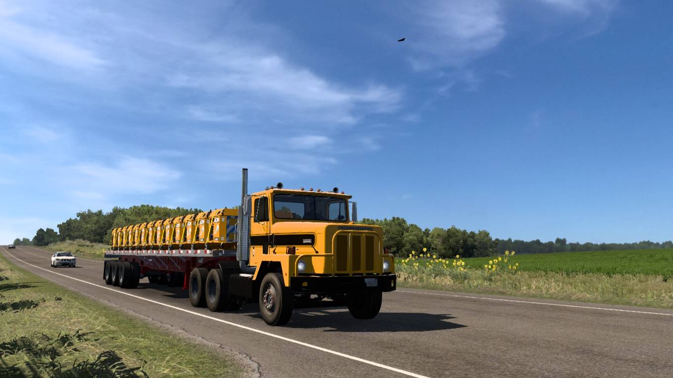 American Truck Simulator 1.55 Салайна (KS) в Линкольн (NE) Аккумулятор JCB 1.25QE 31 200 фнт. смотреть онлайн