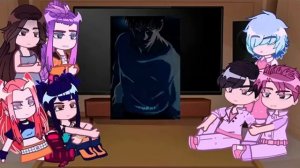 Kpop demon hunter react to gojo as the first demon hunter