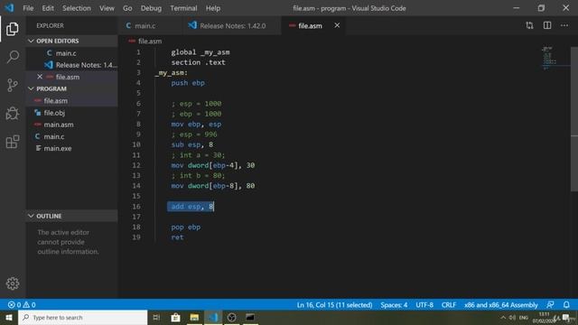 3.4. Local Variables In Assembly смотреть онлайн