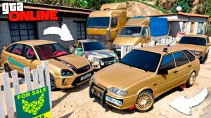 Угнал кучу золотых чит тачек и огромный монстр трак у мажора за 180 сек! Битва воров в ГТА 5 Онлайн