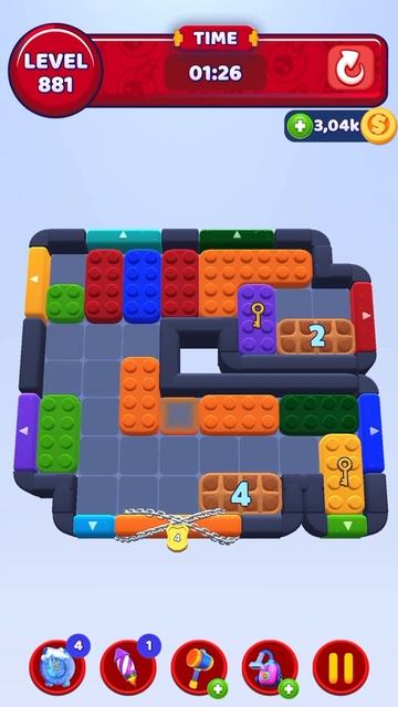 Color Block Jam 881 Уровень смотреть онлайн