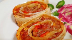 Рулетики с фаршем