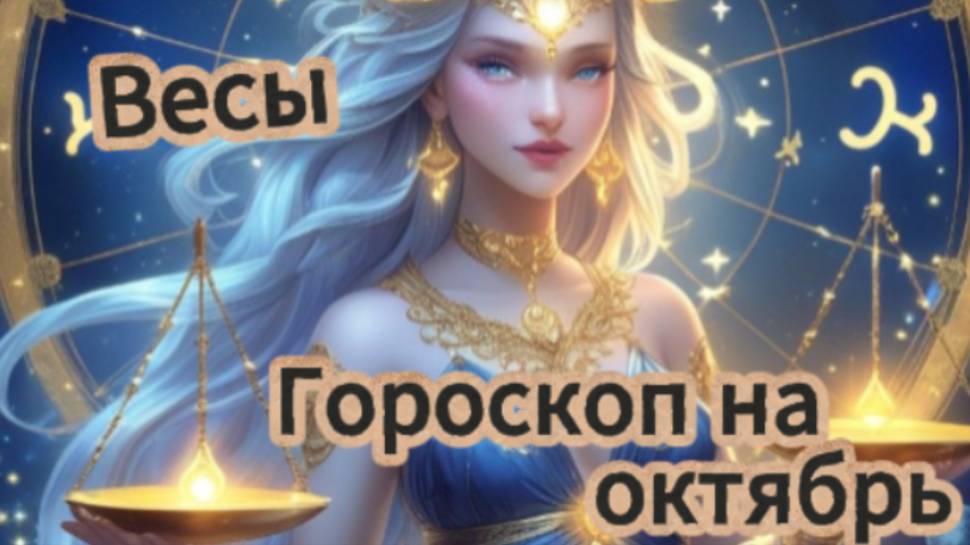 Весы! Гороскоп на октябрь 2025 года! смотреть онлайн