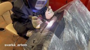 01-10-2025 Сварка багажника, алюминий (тонкий)