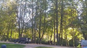 Реконструкция подвига Молодой гвардии в парке Екатерингоф, СПб