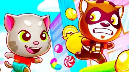 Говорящий Том : за конфетами 🍬 Анджела и ее яркий луч смотреть онлайн