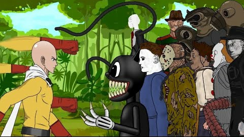 Сайтама против всех. Saitama vs all