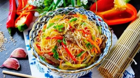 ФУНЧОЗА С ОВОЩАМИ смотреть онлайн