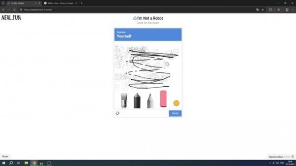 Я НЕ РОБОТ, А МОЖЕТ ВСЁ ЖЕ ИИ! НЕПРОХОДИМАЯ КАПЧА! (neal.fun I’m not a Robot)