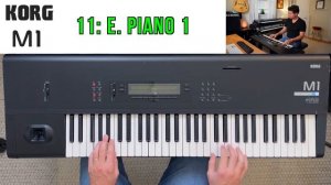 The KORG M1  / Песни и Звуки 80-ых