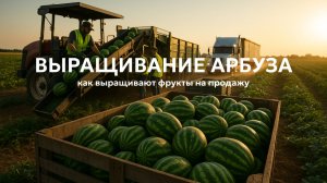 Как фермеры собирают тонны арбузов: современные технологии выращивания арбузов 🍉