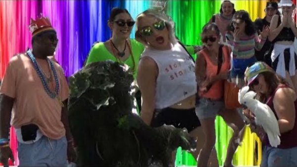 Bushman at Pride Festival!