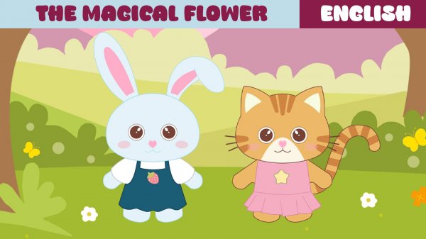 The Magical Flower! - Интересная история 🎧 Английский на слух | Fluffy English TV