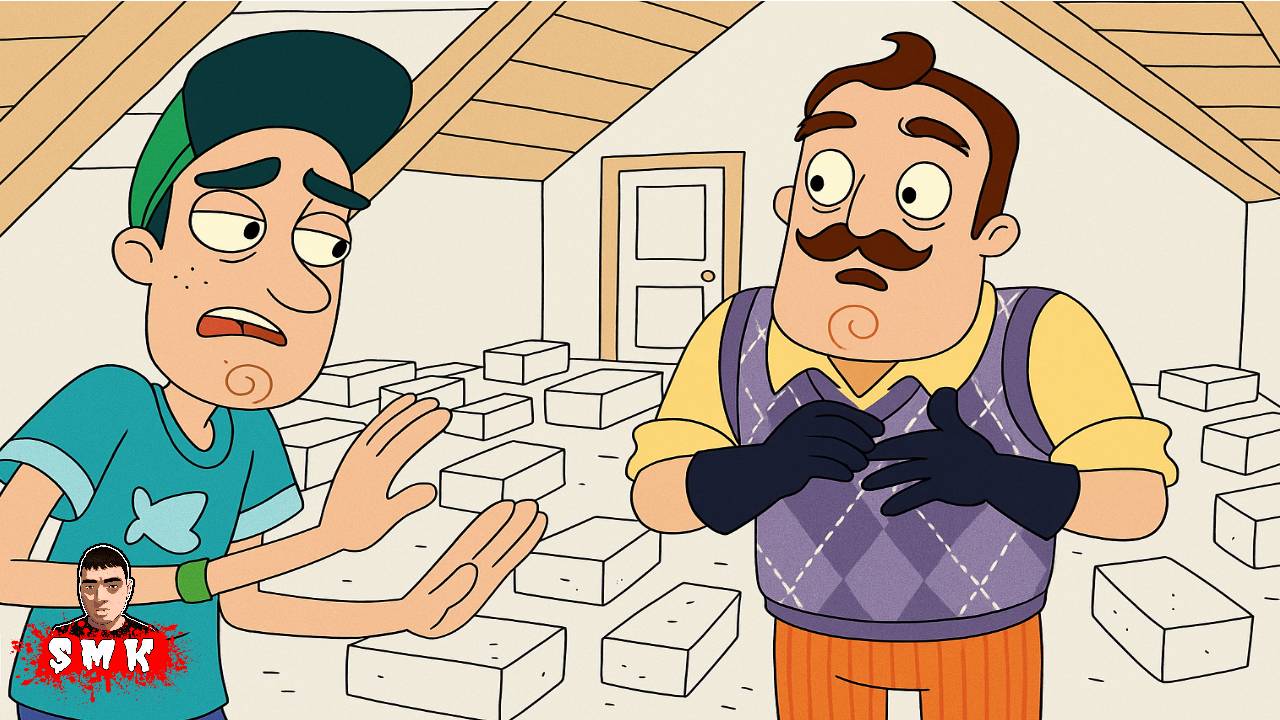 ШОУ ПРИВЕТ СОСЕД!КТО ЗДЕСЬ СКУФ?! ТЮРЬМА НА ЧЕРДАКЕ! ИГРА HELLO NEIGHBOR ПРОХОЖДЕНИЕ МОД HELLO SKUF! смотреть онлайн