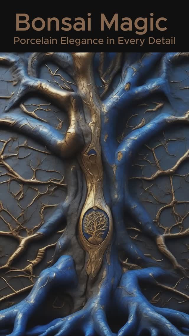 Стиль бонсай • Фарфоровые деревья и интерьерные идеи