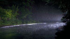 Бессонная ночь. Шум сильного дождя для глубокого и спокойного сна 🌧️