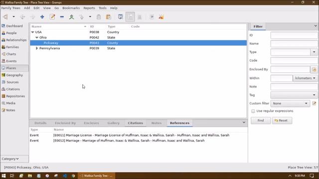 Gramps Tutorial #7： Places & Addresses смотреть онлайн