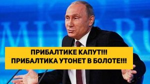 ПРИБАЛТИКЕ КАПУТ!!! ПРИБАЛТИКА УТОНЕТ В БОЛОТЕ!!!