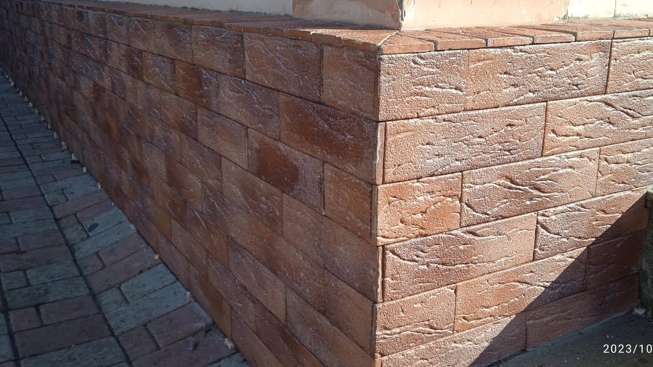 Ремонт и отделка цоколя "клинкерная плитка на фундамент"