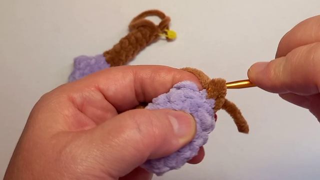 как сменить цвет пряжи. вяжем крючком. смотреть онлайн