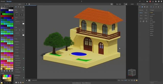 Последнее видео по моделингу домика!