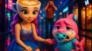 БАЛЕРИНА КАПУЧИНО СПАСАЕТ РОЗОВОГО ДЕТЁНЫША АКУЛЫ ОТ АТАКИ СИГМА-ДЕВУШКИ! Битва добра и зла!