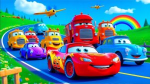 Мультики про машинки с Микки Маусом и Молния Маккуином Тачки и Друзья Мультик для детей