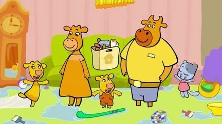 Оранжевая корова