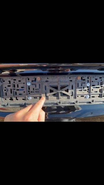 Устранение дребезга заднего номера на митсубиси аутлендер 3