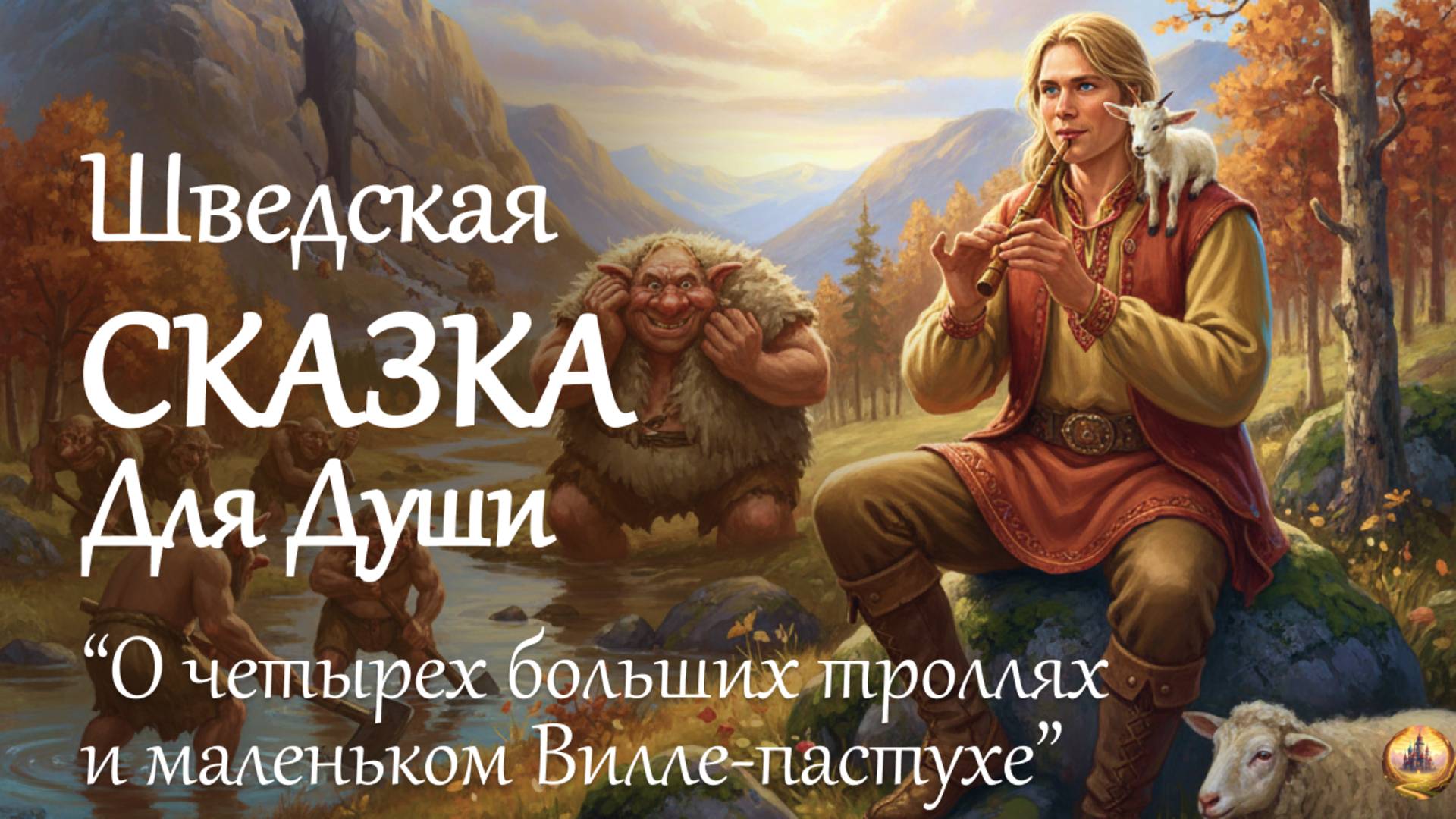 Шведская аудиосказка на ночь "О четырех троллях и Вилле пастухе" 🔥 Сонная сказка под дождь смотреть онлайн