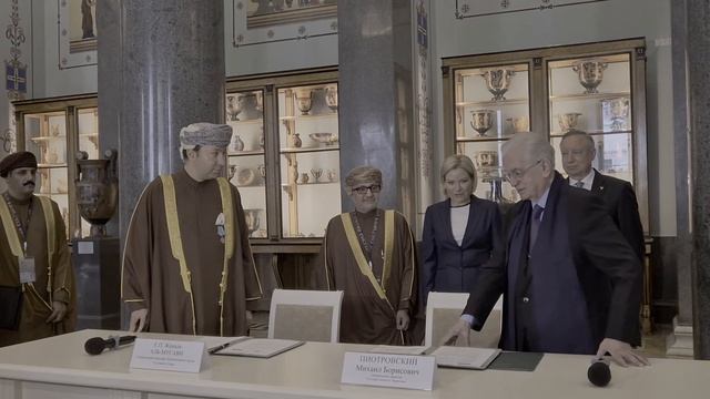 Подписание соглашения о создании центра спутника «Эрмитаж – Султанат Оман» (фр.1) смотреть онлайн