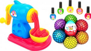 Мультики для детей. Мячики и лак для ногтей против мясорубки Смотреть Мультики залипалки для малышей